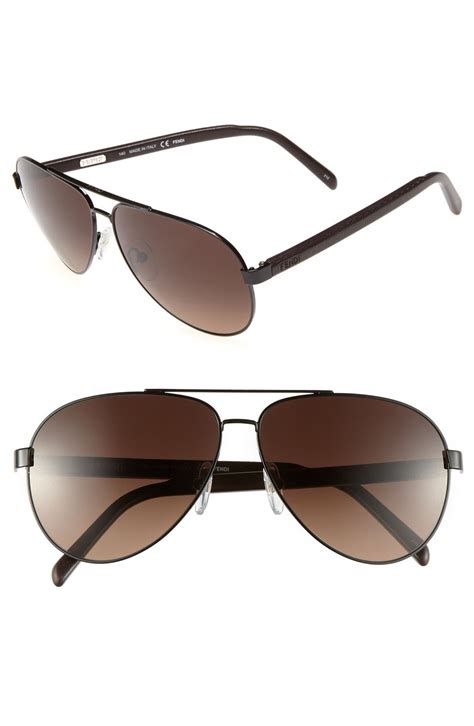 fendi 61mm aviator sunglasses|Fendi sunglasses nordstrom.